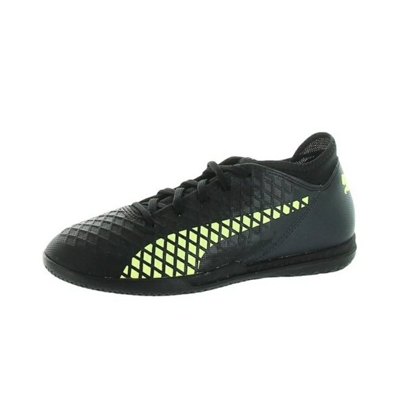 Puma Boys Future 18.4 IT Jr Gym Soccer Shoes  Color Black/Fizzy Yellow/A… - Picture 4 of 6